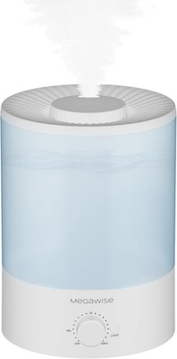 Ultrasonic Cool Mist Humidifier | Quiet Operation, Top Fill, Auto Shut-Off | Ide