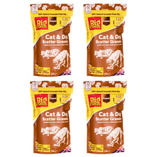 4 x Cat And Dog Repellent Scatter Granules Humane Treatment For Gardens 750g