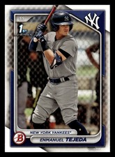 Enmanuel Tejeda 2024 Bowman Prospect 1st #BP-103 New York Yankees Rookie *024