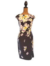 Lauren Ralph Lauren Floral Sheath Dress With Cap Sleeve