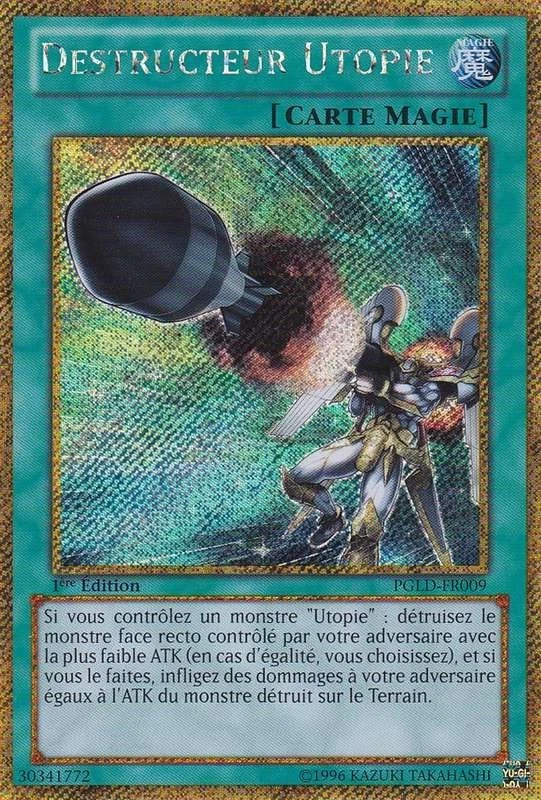 Yu-Gi-Oh! - Destructeur Utopie - Gold Premium - MINT/NMINT - FR - 1st - Photo 1/1