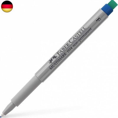 Faber-Castell 151451 - Marker Multimark F, non-permanent, blau, 1 Stück