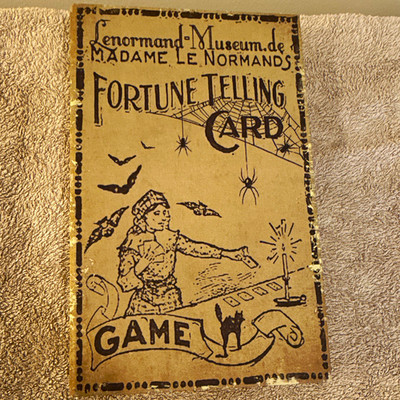 Book-Style Storage Book Box  Fortune Telling Card Game  Lenormand 10x5in