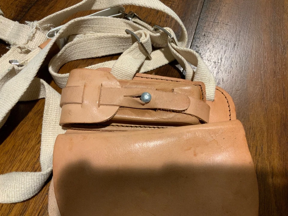 Vtg East Holster Germany Makarov Walther PPK Mauser Shoulder Pistol Leather #2 - Image 4 of 4