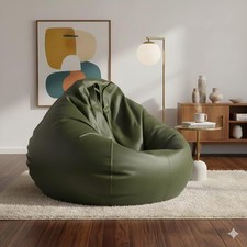 Sitzsack Stuhl Sofa ohne Bohnen nur Bezug Kunstleder XXXL für Zuhause Geschenk