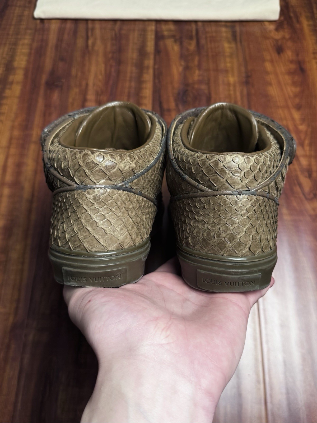 Louis Vuitton Acapulco Authentic Python Skin Brow… - image 7