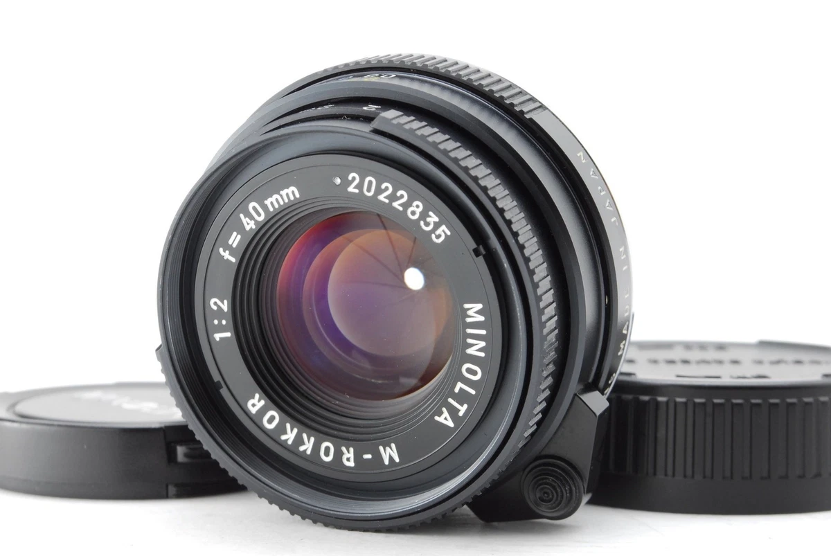 Minolta M Rokkor 40mm F2 for sale - eBay