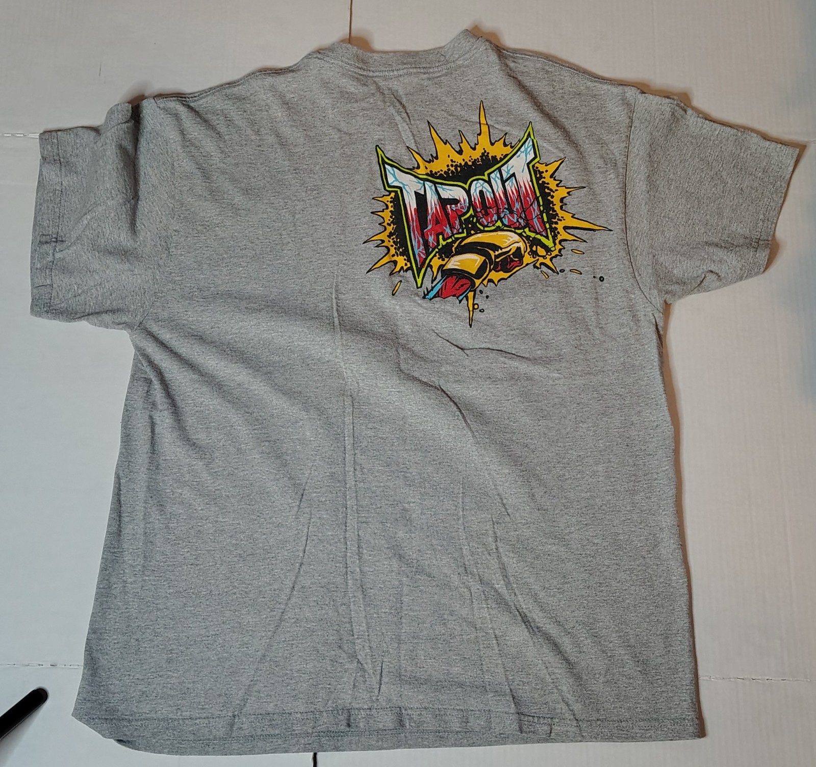 VINTAGE Y2K TAPOUT UFC COLLAB RatFink GRUNGE T-SHIRT SIZE XL MMA