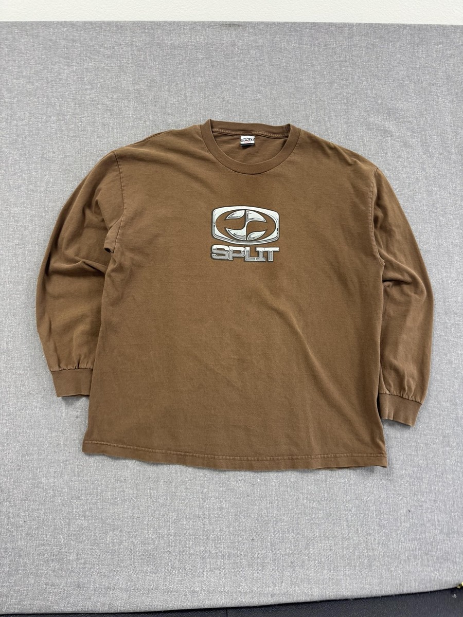 廃盤・洋書　Vintage T-Shirts　500 skate band他 Vintage 90s Split T-Shirt Skateboards Long Sleeve Skate Surf Tee