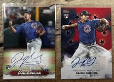 2024 Topps Daniel Palencia Stadium Club & Baseball Stars 2-Card Autograph Lot RC