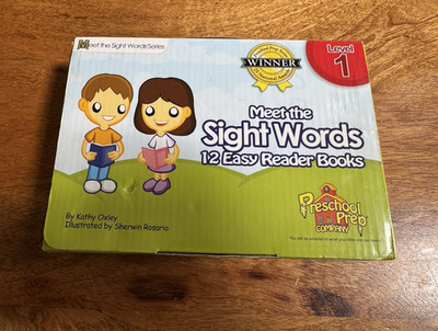 Preschool Prep Meet the Sight Words Level 1 12 Easy Readers Box Set