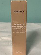 Barubt Foundation Medium Spectrum Sunscreen Serum SPF 50 1.4oz Sealed