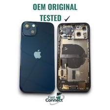 iPhone 13 Back Housing Midnight Black OEM w Small Parts Grade B Replacement