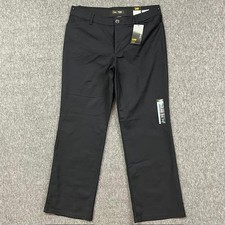 Lee Pants Womens 14 Medium Black Ultra Lux Comfort Trouser Mid Rise Stretch NEW