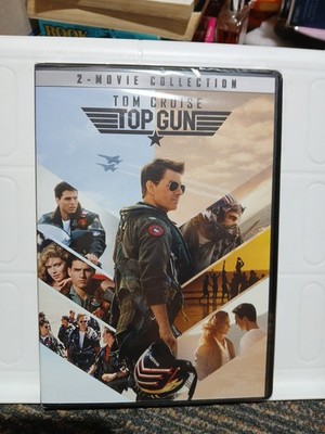 New Sealed Top Gun + Top Gun: Maverick: 2-Movie Collection (DVD) Tom Cruise