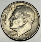 1962-D Roosevelt Dime - Circulated Condition - 90% Silver - US Coin - 3071