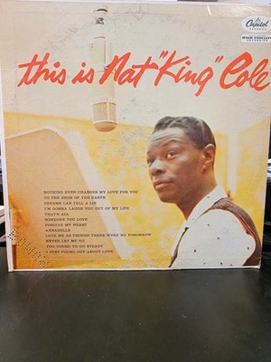 This is Nat ''King'' Cole  - Album Record - Capitol Records 33 LP Vinyl