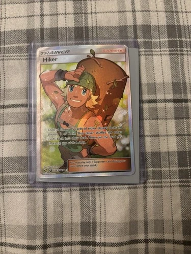 Pokémon Hiker Shiny Holo Rare Trainer Supporter Hidden Fates SV85/SV94 Card