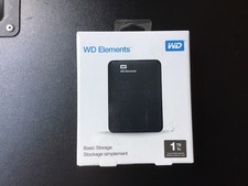 Western Digital WDBUZG0010BBK-WESN 1 TB Portable Ext Hard Disk-Bulk-Sealed-NIB
