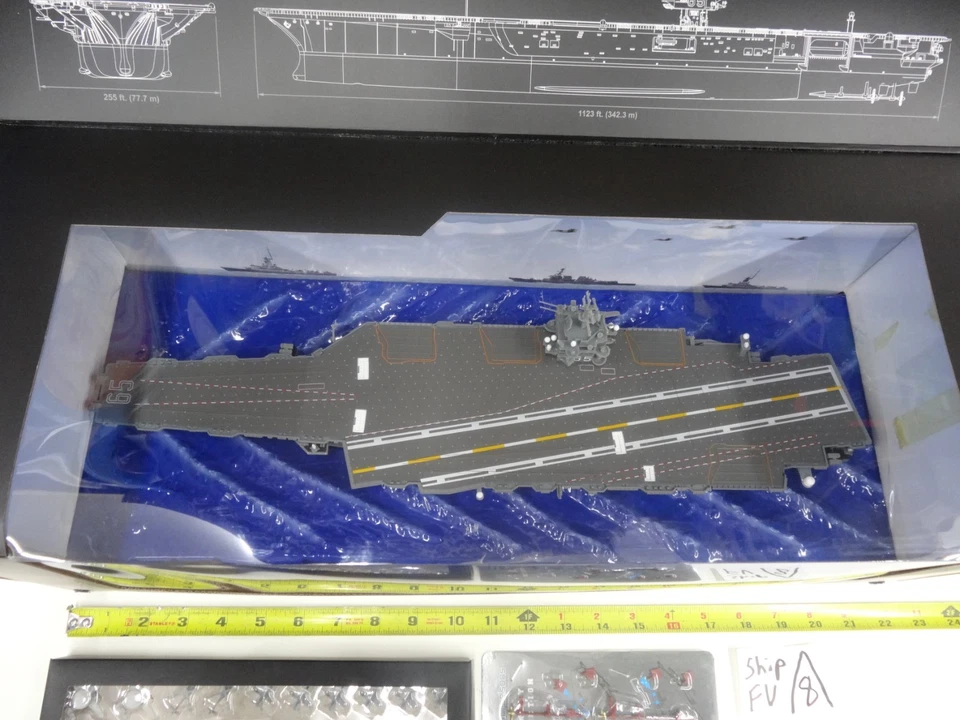 Forces of Valor USS Enterprise CVN-65 1:700 Aircraft Carrier Series diecast - Image 3 of 4