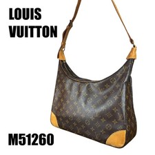 Louis Vuitton Boulogne 35 Monogram Shoulder Bag Unisex Crossbody Business