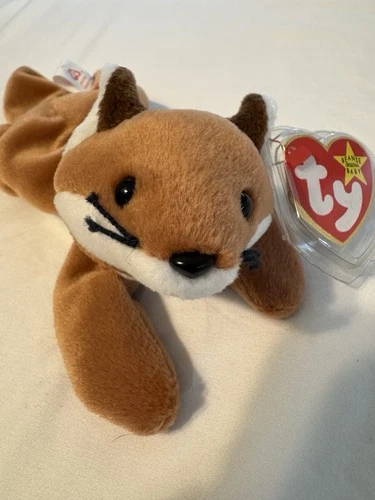 Ty Beanie Baby Sly Fox DOB September 12th 1996 Vintage Original Tags FREE SHIP