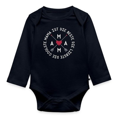 Mama Ist Die Beste Liebste Coolste Muttertag Geschenk Baby Bio-Langarm-Body