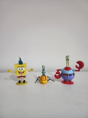 Spongebob Schwammkopf 2011 Viacom / Simba Figuren Spongebob, Plankton & Mr Krabs