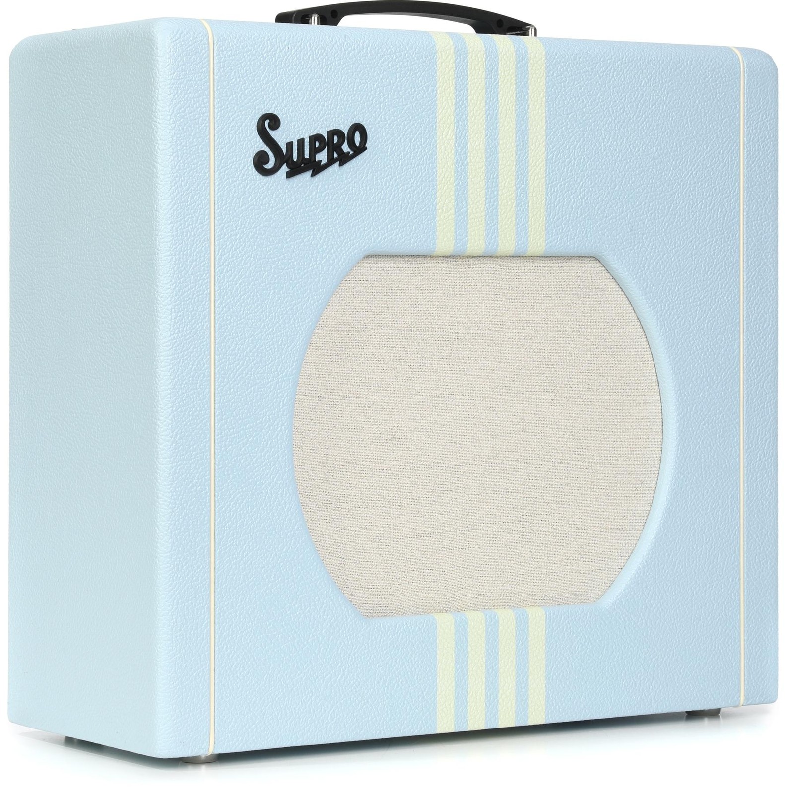 Supro Delta King 12, 1x12-дюймовый 15-ваттный ламповый комбинированный усилитель - Trinidad Blue