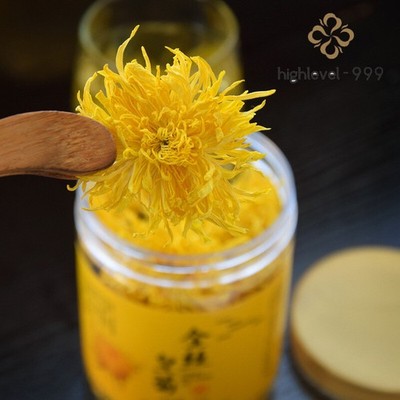 Chinese Huang Shan Ji Si Huang Ju Golden Silk Chrysanthemum Blooming Tea 20g