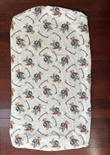 VTG Fitted Crib Sheet DAISY KINGDOM Blue Jean Teddy Toss 4038 Teddy Bear Panda