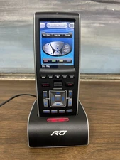 RTI T3-V Universal Touch Screen Remote Control Unit With Charging Base