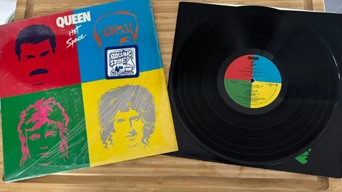Queen - Hot Space Vinyl 1st Pressing 1982 Near Mint In Shrink