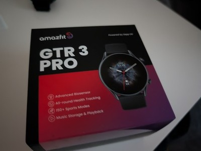 Amazfit GTR 3 Pro 46mm ~ 5 Bands, extras ~ Perfect operation, Pristine!