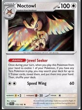 Noctowl 115/142 - Stellar Crown Reverse Holo - NM