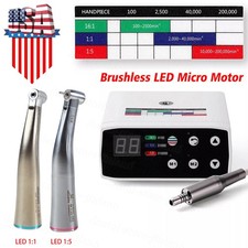 NSK Style Dental Brushless LED Electric Micro Motor/1:5 1:1 Increasing Handpiece