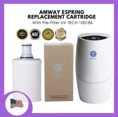 eSpring Replacement Filter Cartridge UV Technology Amway Water Purifier 100186