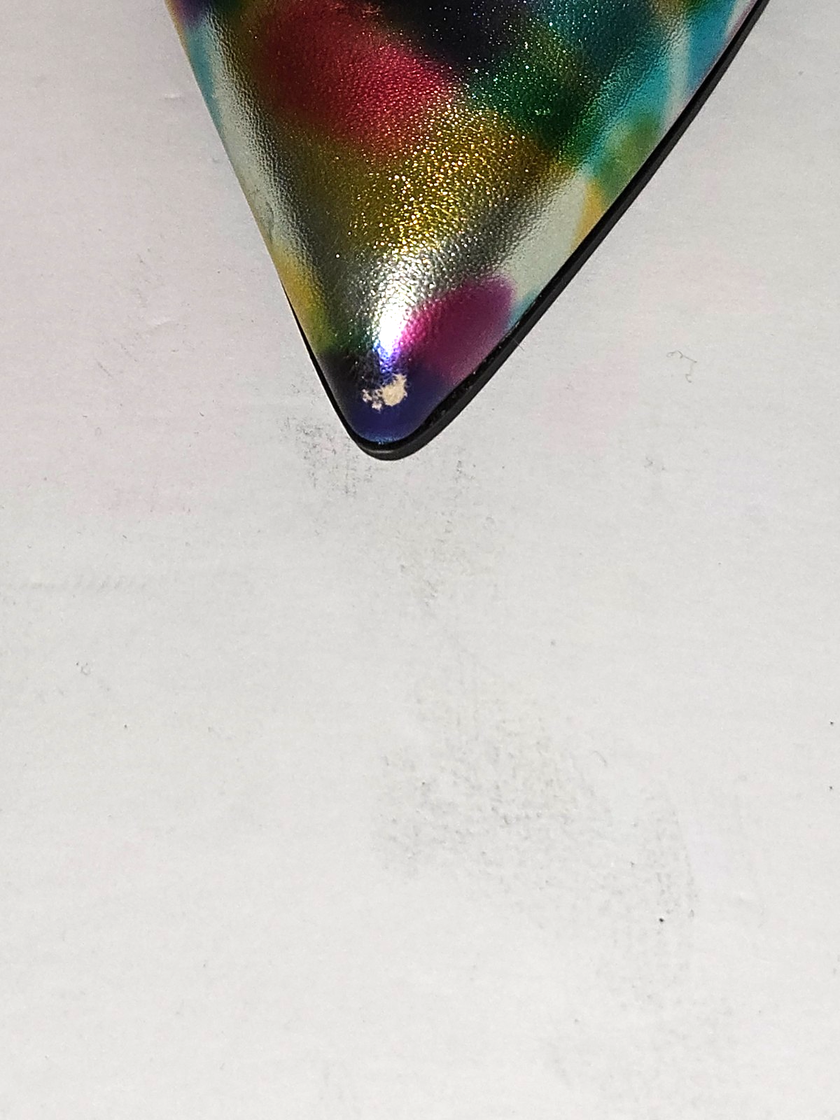 Scarpe decolte con tacco YSL Saint Laurent Paris argento metallizzato in pelle EU 36 5