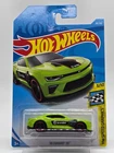 Hot Wheels '18 Camaro SS Brembo Neon Green HW Speed Graphics Redline Rims 3/10
