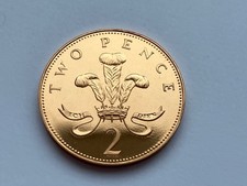 ~Simply Coins~1990 PROOF TWO 2 PENCE COIN
