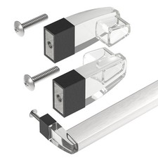 Framed Shower Door Towel Bar Brackets for Alumax/Basco Shower Doors, 2Pk