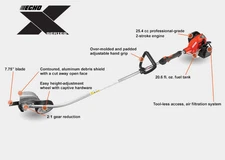 ECHO X Series Gas Powered Edger: PE-2620 (USED)
