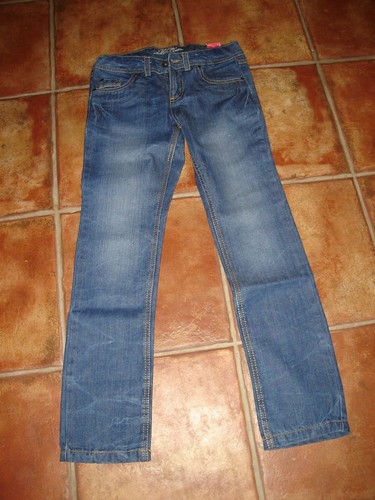 Débardeur Fille Faded Glory – Taille XS (4-5 Ans), Bleu Délavé, Motif Nouveauté, Neuf Avec étiquette