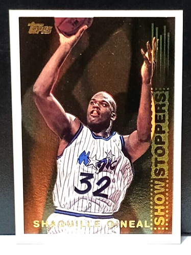 Shaquille O'Neal 1995-96 Topps Show Stoppers #SS7 (Nice Sharp Corners!!!)