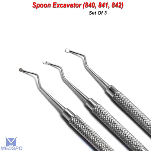 Dental Spoon Excavator Caries Remover Enamel Tooth Decaying Dentin Carious Tools - Picture 5 of 5
