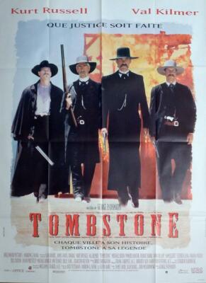 TOMBSTONE - RUSSELL / KILMER / WESTERN - ORIGINAL GROSSES FRANZÖSISCHES FILMP...