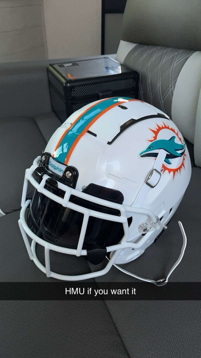 マイアミドルフィンズ　ヘルメット Amazon.co.jp: マイアミドルフィンズ 正規品 Riddell スロー