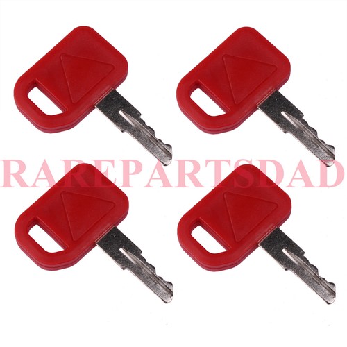 (4) Ignition Keys for John Deere Heavy Equipment & Tractors AT195302