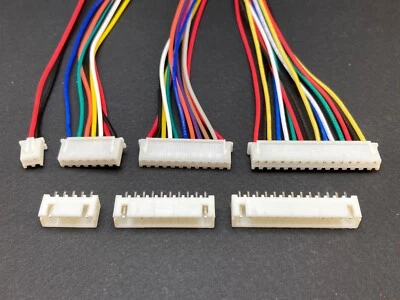 MARKENLOS XH 2,54mm Stecker/Buchse | 2-15pin, 26AWG | Kabel, Steckverbinder, JST