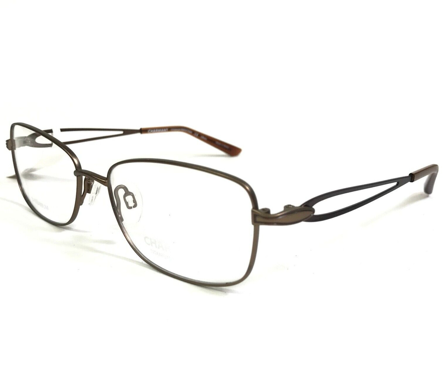 Оправа для очков Charmant CH29205 BR Коричневая прямоугольная с полной оправой 54-16-135